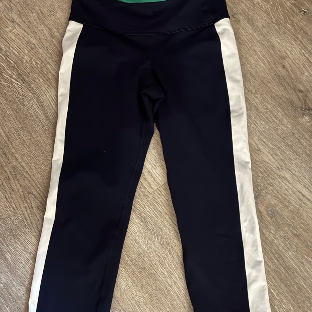 Woman’s navy and White Leggings
